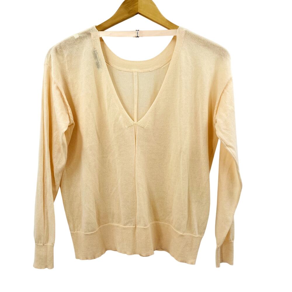 Sandro 1 Salmon Pink Knit Strap Sweater blouse - Picture 3 of 9